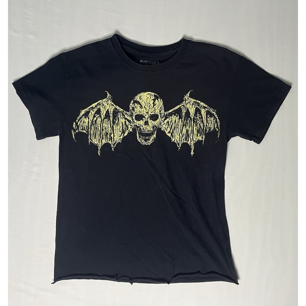Avenged Sevenfold 2023 Concert Tour T Shirt Men's Size Small Black Skull Wings
